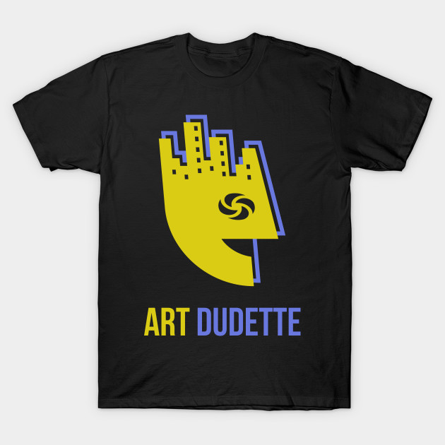 Art Dudette In Yellow And Blue by yourartdude